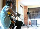 LOS ROCKERS GRABANDO EL DISCO "AFUERA EN LA CIUDAD"